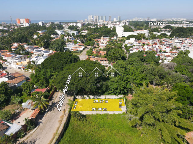 Terreno en Venta en Jardines de las Gaviotas, Puerto Vallarta